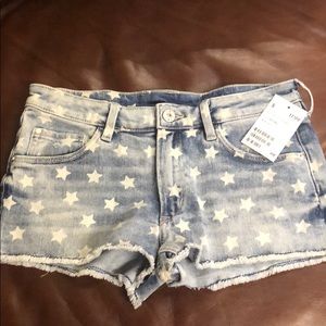 Denim shorts